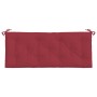 Cojines de banco de jardín 2 uds rojo tinto 120x50x7 cm by vidaXL, Cushions for chairs and sofas - Ref: Foro24-361687, Price:...