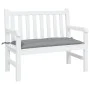 Cojín de banco de jardín tela Oxford gris 110x50x7 cm de vidaXL, Cojines para sillas y sofás - Ref: Foro24-361812, Precio: 25...