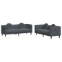 Juego de sofás con cojines 2 piezas terciopelo gris oscuro by vidaXL, Sofas - Ref: Foro24-3209258, Price: 476,43 €, Discount: %