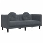 Juego de sofás con cojines 2 piezas terciopelo gris oscuro by vidaXL, Sofas - Ref: Foro24-3209258, Price: 476,43 €, Discount: %