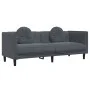 Zweiteiliges Sofaset mit dunkelgrauen Samtkissen. von vidaXL, Sofas - Ref: Foro24-3209258, Preis: 469,58 €, Rabatt: %