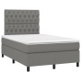 Box spring bed with dark gray fabric mattress 120x190 cm by vidaXL, Beds and slatted bases - Ref: Foro24-3269903, Price: 400,...
