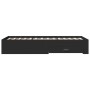 Black engineered wood bed with drawers 90x190 cm by vidaXL, Beds and slatted bases - Ref: Foro24-3280434, Price: 105,92 €, Di...