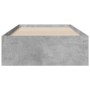 Cama con cajones madera ingeniería gris hormigón 90x190 cm de vidaXL, Camas y somieres - Ref: Foro24-3280436, Precio: 100,95 ...
