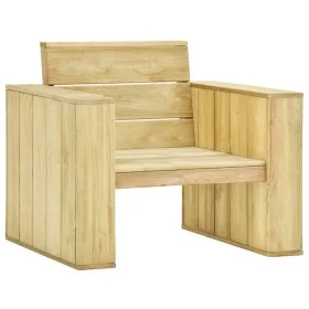 Gartenstuhl aus imprägniertem Kiefernholz 89x76x76 cm von vidaXL, Gartenstühle - Ref: Foro24-49036, Preis: 105,85 €, Rabatt: %