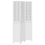 Biombo separador de 3 paneles madera maciza Paulownia blanco by vidaXL, Room dividers - Ref: Foro24-358720, Price: 103,62 €, ...
