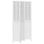 Biombo separador de 3 paneles madera maciza Paulownia blanco by vidaXL, Room dividers - Ref: Foro24-358720, Price: 101,68 €, ...