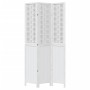 Biombo separador de 3 paneles madera maciza Paulownia blanco by vidaXL, Room dividers - Ref: Foro24-358720, Price: 103,62 €, ...