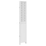 Biombo separador de 3 paneles madera maciza Paulownia blanco by vidaXL, Room dividers - Ref: Foro24-358720, Price: 103,62 €, ...