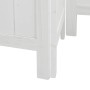 Biombo separador de 3 paneles madera maciza Paulownia blanco by vidaXL, Room dividers - Ref: Foro24-358720, Price: 103,62 €, ...