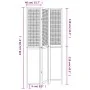Biombo separador de 3 paneles madera maciza Paulownia blanco by vidaXL, Room dividers - Ref: Foro24-358720, Price: 101,68 €, ...