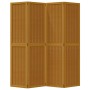 Biombo separador de 4 paneles madera maciza paulownia marrón by vidaXL, Room dividers - Ref: Foro24-358818, Price: 101,26 €, ...