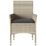 Gartensofas mit Kissen 2 Stück Kunststoff-Rattan Grau von vidaXL, Gartenstühle - Ref: Foro24-368114, Preis: 123,19 €, Rabatt: %