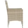 Sillones de jardín con cojines 2 uds ratán sintético gris de vidaXL, Sillas de jardín - Ref: Foro24-368114, Precio: 127,87 €,...