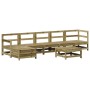 Gartenmöbel-Set 7-teilig aus imprägniertem Kiefernholz von vidaXL, Gartensets - Ref: Foro24-3250619, Preis: 402,28 €, Rabatt: %