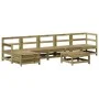 Juego de muebles de jardín 7 pzas madera de pino impregnada by vidaXL, Garden sets - Ref: Foro24-3250619, Price: 396,80 €, Di...