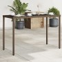 Gartentisch mit Glasoberfläche, Rattan-PE-Braun 115x54x74 cm. von vidaXL, Gartentische - Ref: Foro24-365074, Preis: 65,63 €, ...