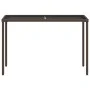 Mesa de jardín superficie vidrio ratán PE marrón 115x54x74 cm by vidaXL, Garden tables - Ref: Foro24-365074, Price: 74,35 €, ...
