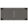 Mesa de jardín superficie vidrio ratán PE marrón 115x54x74 cm by vidaXL, Garden tables - Ref: Foro24-365074, Price: 74,35 €, ...