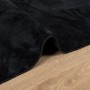 Alfombra de pelo corto OVIEDO negro 60x110 cm