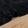 Alfombra de pelo corto OVIEDO negro 60x110 cm de vidaXL, Alfombras - Ref: Foro24-375550, Precio: 26,46 €, Descuento: %