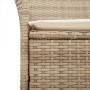 Sillas de jardín con cojín 2 uds ratán PE beige y madera acacia by vidaXL, Garden chairs - Ref: Foro24-368722, Price: 212,19 ...