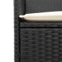 Sillas de jardín con cojín 2 uds ratán PE negro y madera acacia by vidaXL, Garden chairs - Ref: Foro24-368717, Price: 202,23 ...