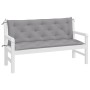 Gartenbankkissen 2 Stück aus grauem Oxford-Stoff 150x50x7 cm von vidaXL, Kissen für Stühle und Sofas - Ref: Foro24-361698, Pr...