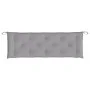 Cojines de banco de jardín 2 uds tela Oxford gris 150x50x7 cm de vidaXL, Cojines para sillas y sofás - Ref: Foro24-361698, Pr...