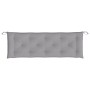 Gartenbankkissen 2 Stück aus grauem Oxford-Stoff 150x50x7 cm von vidaXL, Kissen für Stühle und Sofas - Ref: Foro24-361698, Pr...