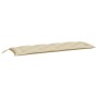 Cojines de banco de jardín 2 uds tela Oxford beige 150x50x7 cm by vidaXL, Cushions for chairs and sofas - Ref: Foro24-361700,...