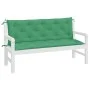 Cojines de banco de jardín 2 uds tela Oxford verde 150x50x7 cm by vidaXL, Cushions for chairs and sofas - Ref: Foro24-361702,...