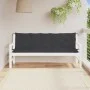 Gartensitzbankkissen 2 Stück aus schwarzem Oxford-Stoff 180x50x7 cm von vidaXL, Kissen für Stühle und Sofas - Ref: Foro24-361...