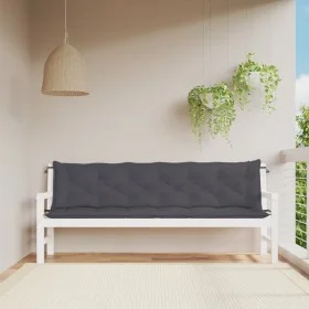 Gartenbankkissen 2 Stück Anthrazit 200x50x7 cm von vidaXL, Kissen für Stühle und Sofas - Ref: Foro24-361735, Preis: 73,81 €, ...
