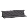 Cojines de banco de jardín 2 uds antracita 200x50x7 cm by vidaXL, Cushions for chairs and sofas - Ref: Foro24-361735, Price: ...