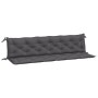 Cojines de banco de jardín 2 uds antracita 200x50x7 cm by vidaXL, Cushions for chairs and sofas - Ref: Foro24-361735, Price: ...