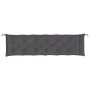 Cojines de banco de jardín 2 uds antracita 200x50x7 cm by vidaXL, Cushions for chairs and sofas - Ref: Foro24-361735, Price: ...