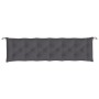Cojines de banco de jardín 2 uds antracita 200x50x7 cm by vidaXL, Cushions for chairs and sofas - Ref: Foro24-361735, Price: ...