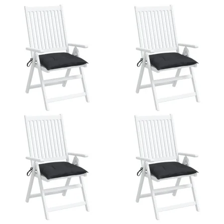 Cojines de palets de jardín 4 uds tela Oxford negro 50x50x7 cm de vidaXL, Cojines para sillas y sofás - Ref: Foro24-361529, P...