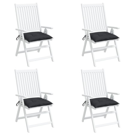 Garten-Palettenkissen 4 Stück aus schwarzem Oxford-Stoff 50x50x7 cm von vidaXL, Kissen für Stühle und Sofas - Ref: Foro24-361...