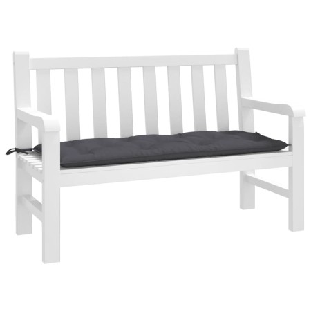 Grau-anthrazitfarbenes Bankkissen aus Oxford-Gewebe für den Garten, 120x50x7 cm. von vidaXL, Kissen für Stühle und Sofas - Re...