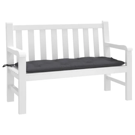 Grau-anthrazitfarbenes Bankkissen aus Oxford-Gewebe für den Garten, 120x50x7 cm. von vidaXL, Kissen für Stühle und Sofas - Re...