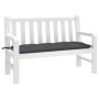 Grau-anthrazitfarbenes Bankkissen aus Oxford-Gewebe für den Garten, 120x50x7 cm. von vidaXL, Kissen für Stühle und Sofas - Re...