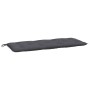 Grau-anthrazitfarbenes Bankkissen aus Oxford-Gewebe für den Garten, 120x50x7 cm. von vidaXL, Kissen für Stühle und Sofas - Re...
