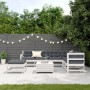 Set muebles jardín con cojines 8 pzas madera maciza pino blanco by vidaXL, Garden sets - Ref: Foro24-3250577, Price: 705,53 €...