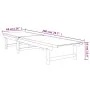 Tumbonas 2 unidades madera maciza de acacia y textileno negro de vidaXL, Tumbonas - Ref: Foro24-3279247, Precio: 301,85 €, De...