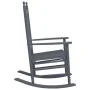 Mecedoras con asiento curvo 2 uds madera álamo maciza gris by vidaXL, Rocking chairs - Ref: Foro24-3281589, Price: 202,40 €, ...