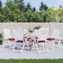 Gartenpalettenkissen 6 Stück Oxford in Weinrot 50x50x7 cm von vidaXL, Kissen für Stühle und Sofas - Ref: Foro24-361536, Preis...