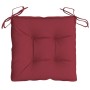 Cojines de palets de jardín 6 uds Oxford rojo tinto 50x50x7 cm by vidaXL, Cushions for chairs and sofas - Ref: Foro24-361536,...