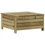 Juego de muebles jardín 4 pzas y cojines madera pino impregnada by vidaXL, Garden sets - Ref: Foro24-3250783, Price: 404,52 €...